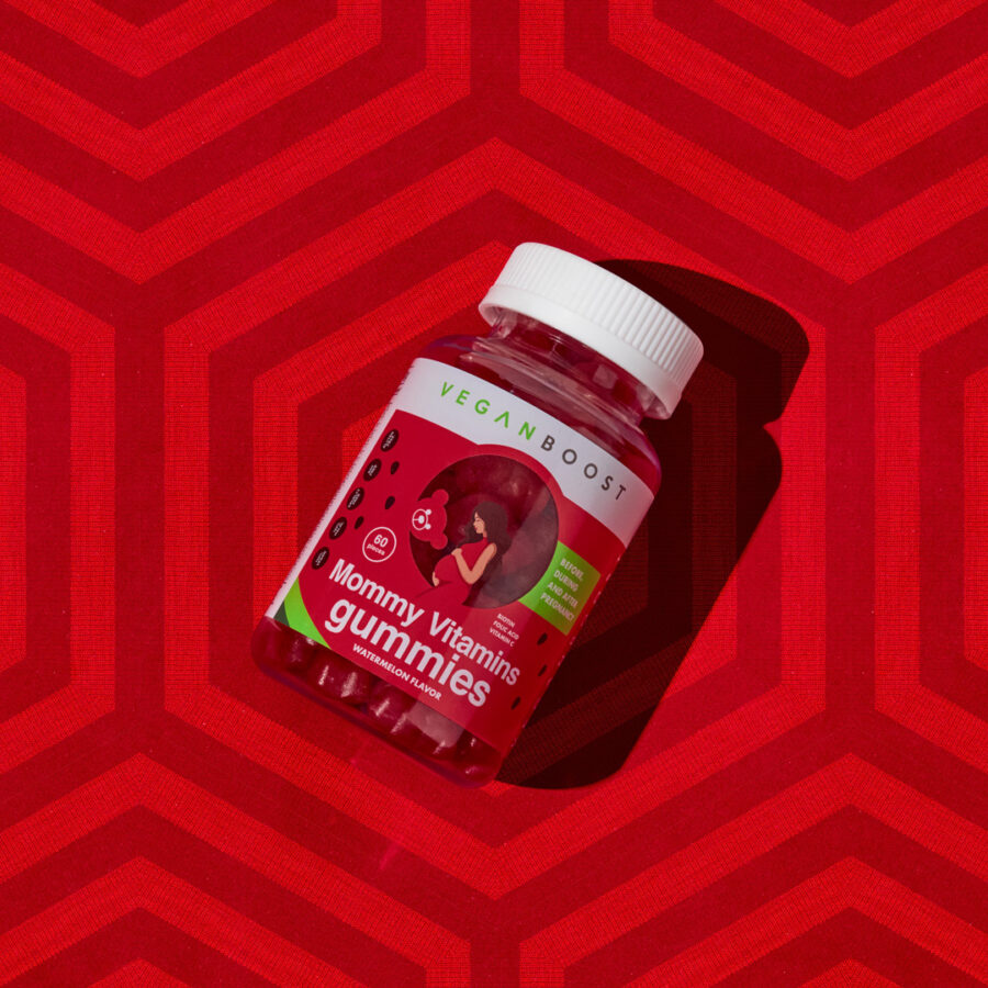 Oude verpakking van de Mommy Vitamin Gummies